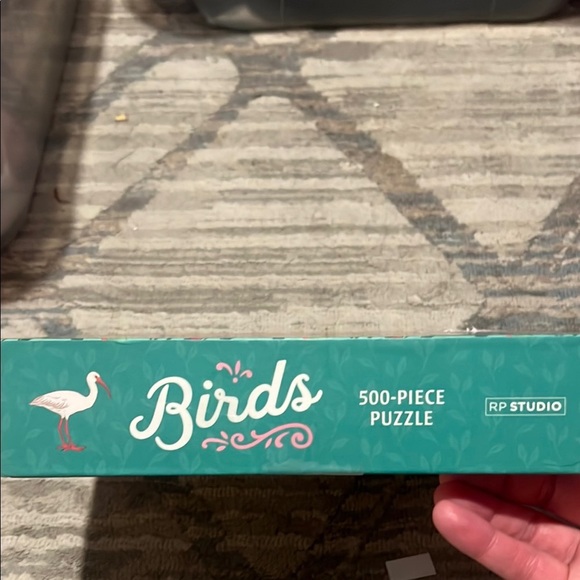 Pink and Green Bird Puzzle 500 piece. New in box. - Picture 4 of 5